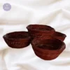 Canastas de fique kachivaches.online 05 CANASTILLAS TEJIDAS EN MIMBRE X 4 UDS 🧺