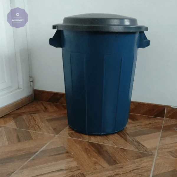 Caneca plástica Kachivaches.online 03 CANECA AZUL PLÁSTICA DE 70 LITROS 🪣
