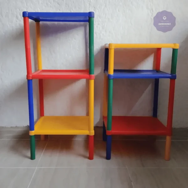 ESTANTERÍAS RIMAX MULTICOLORES X 2 UNIDADES🪑