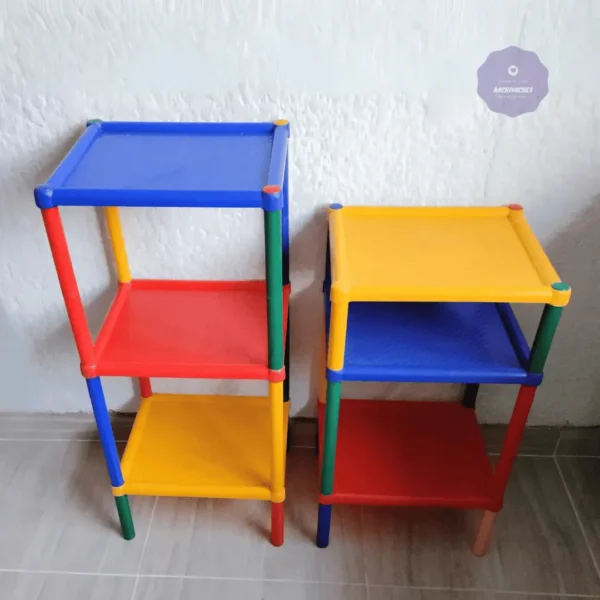 ESTANTERÍAS RIMAX MULTICOLORES X 2 UNIDADES🪑