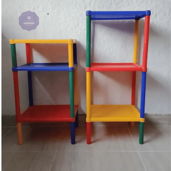 ESTANTERÍAS RIMAX MULTICOLORES X 2 UNIDADES🪑